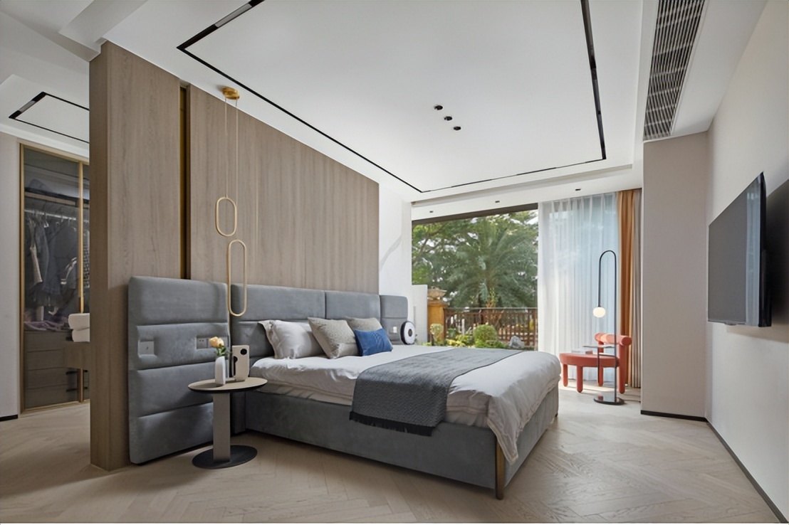 现代简奢空间设计图,245大平层轻奢装修风格