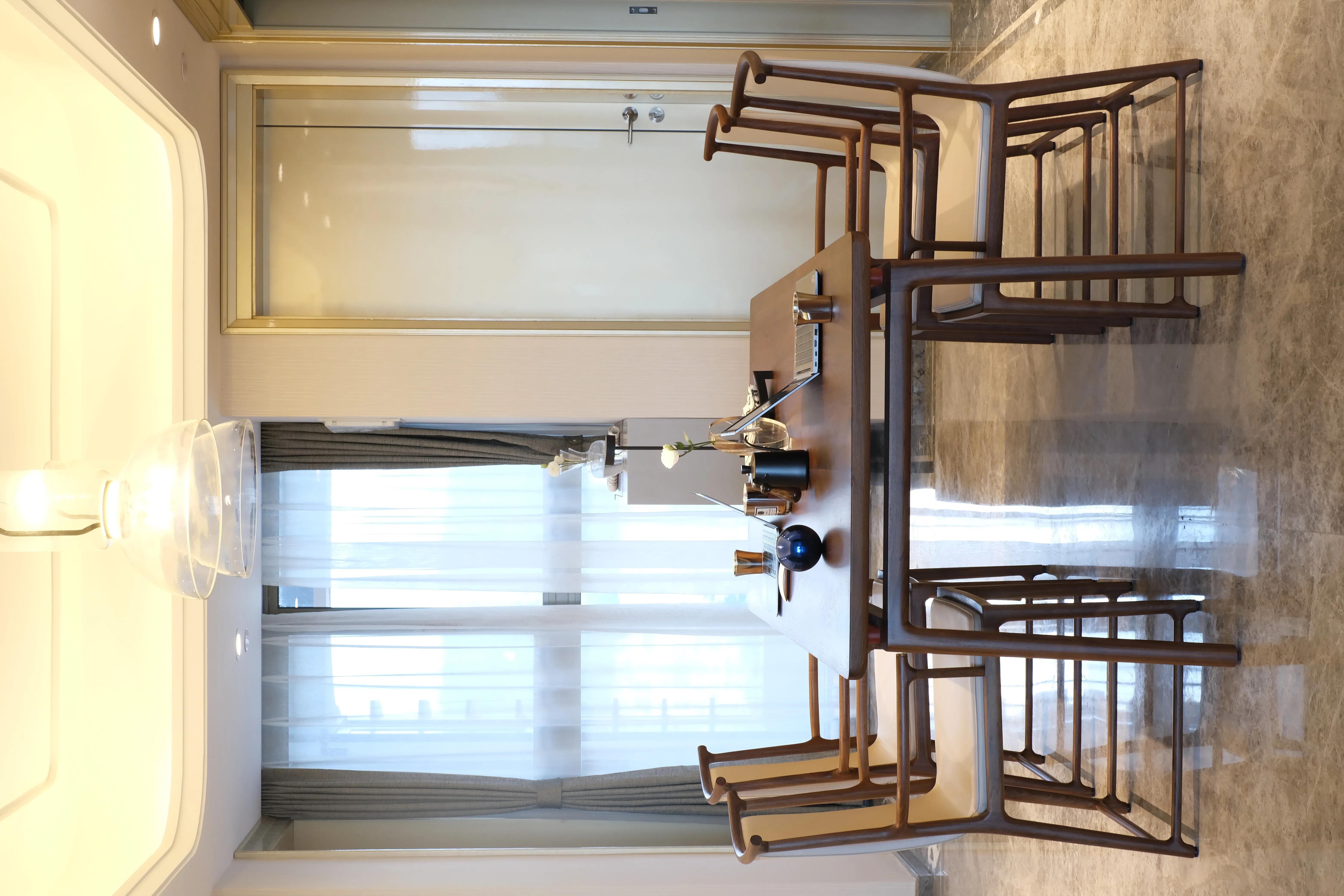 长桌餐桌可折叠,极简好看餐桌推荐