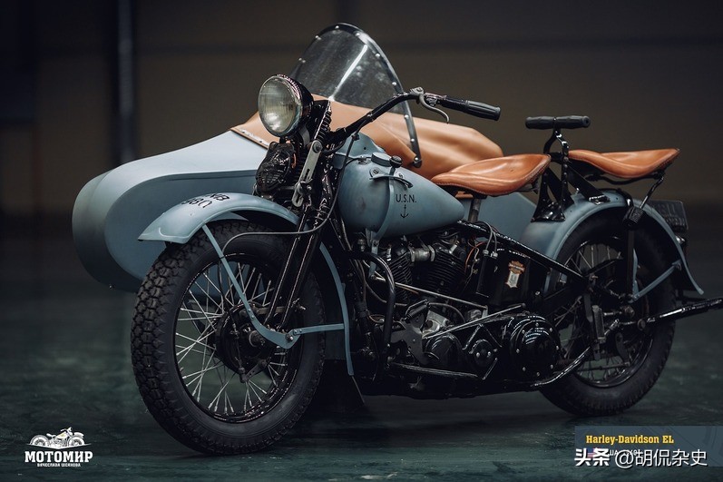 95式军用摩托,日军挂式摩托车