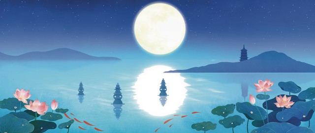 月亮寄托相思的诗句,月亮星星相伴的诗句