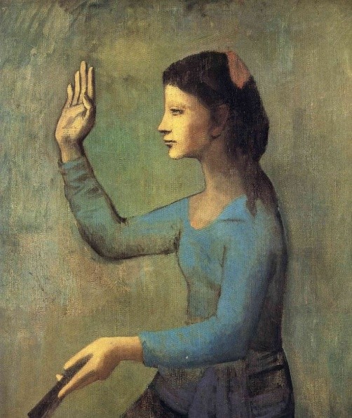 毕加索年轻时的样子,毕加索年轻的时候的照片