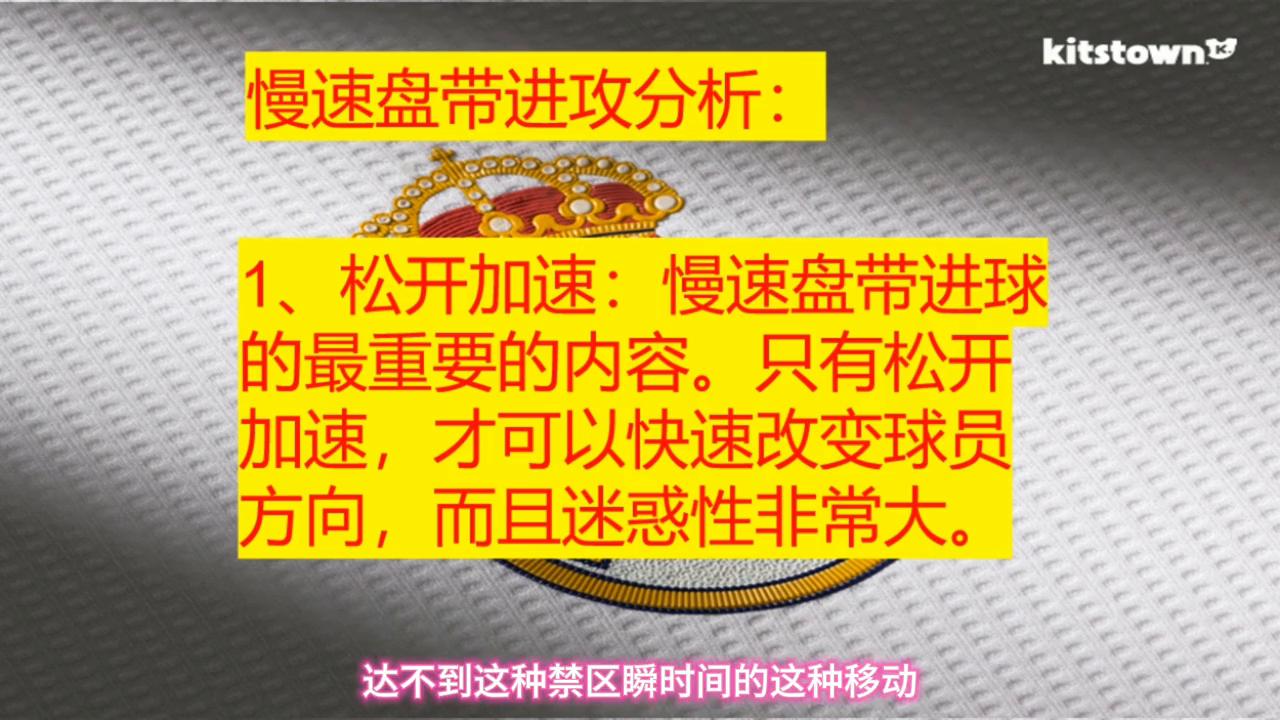 区域内慢速盘带进攻分析。#dou来足球季