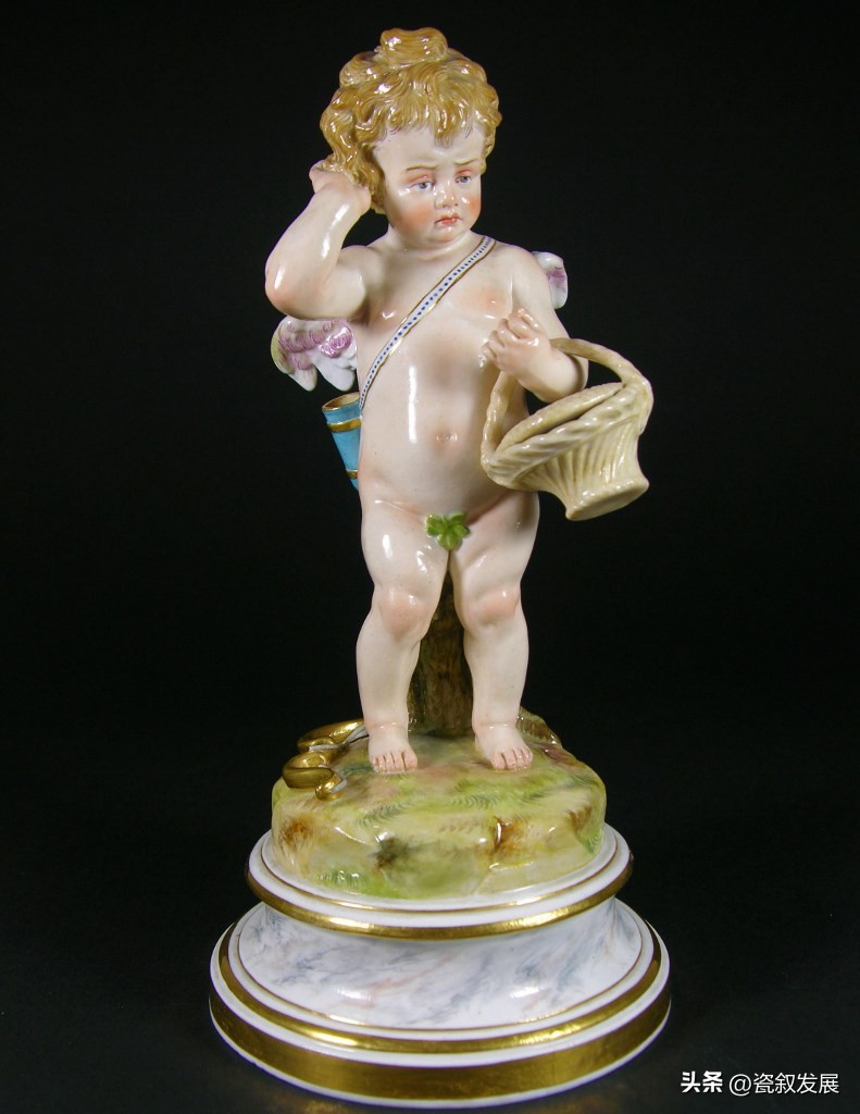 欧洲瓷器之祖-梅森Meissen制瓷厂-爱神丘比特“爱”主题瓷塑(2)
