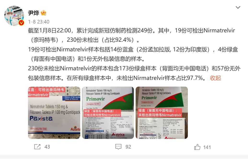 假冒新冠药,印度新冠仿药真假辨别