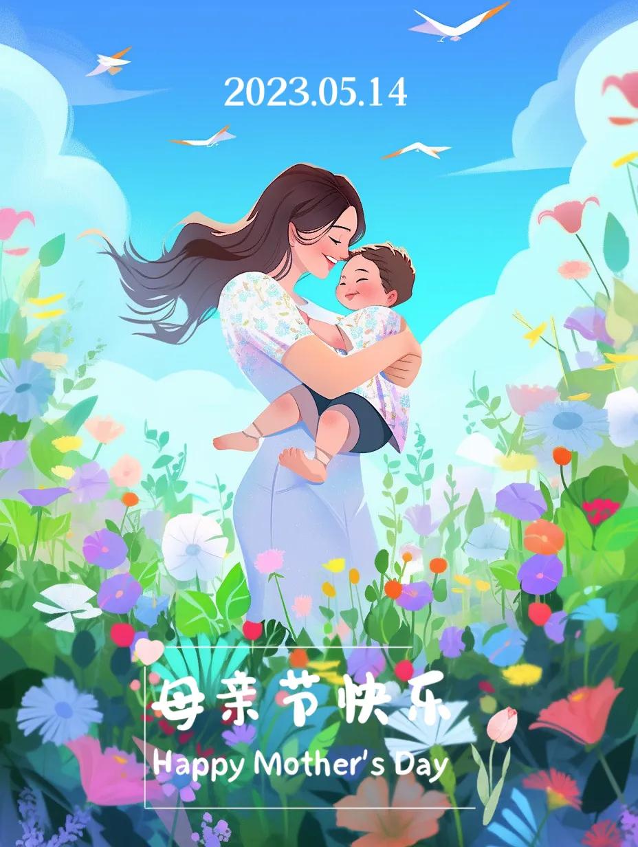 感恩母亲节的精美图片横屏,母亲节快乐的海报图片