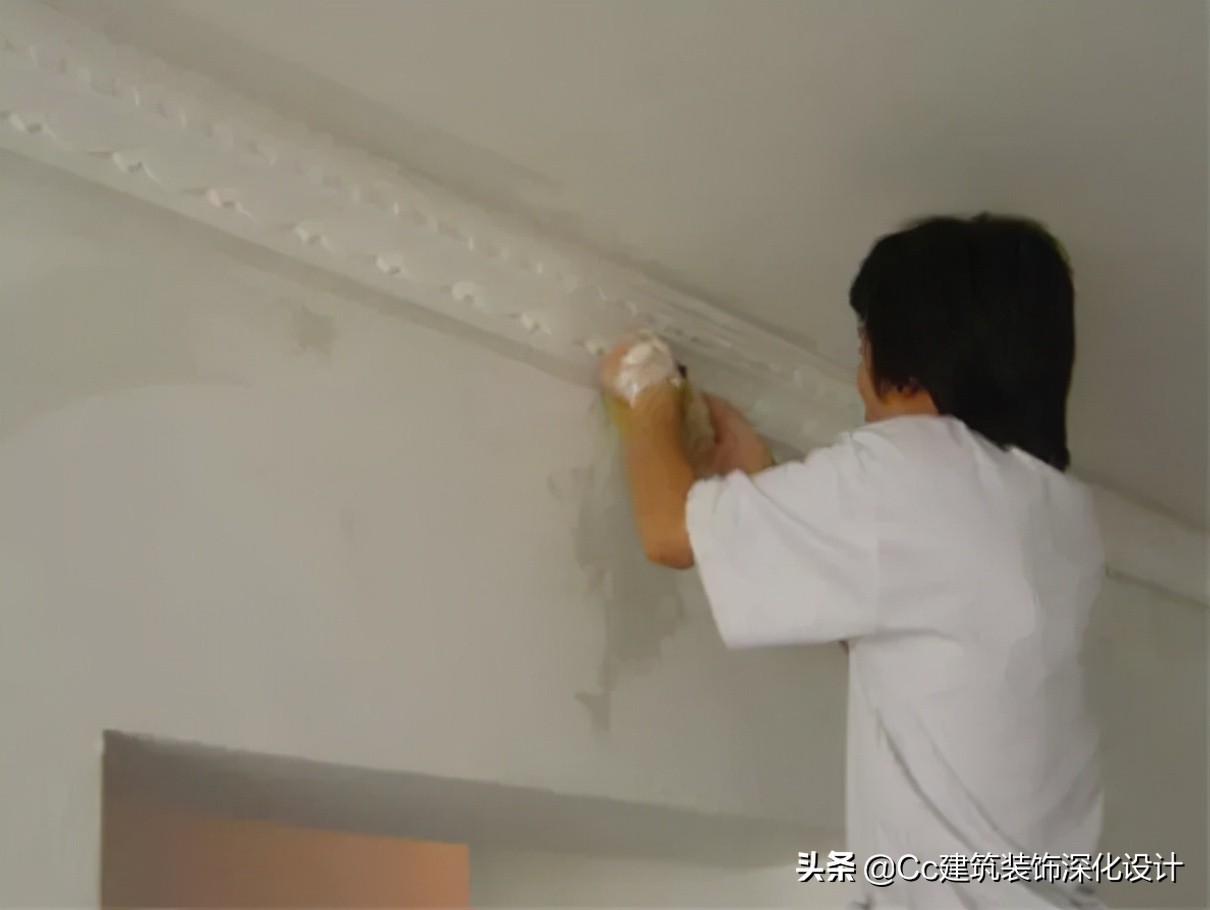成品石膏线也很美,石膏线美缝的最佳方法