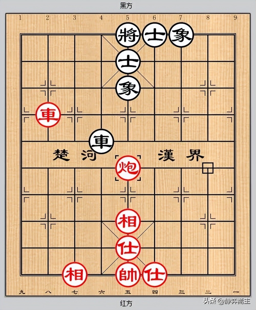 单车士守和车单兵定式,单车士象全守和炮车的定式