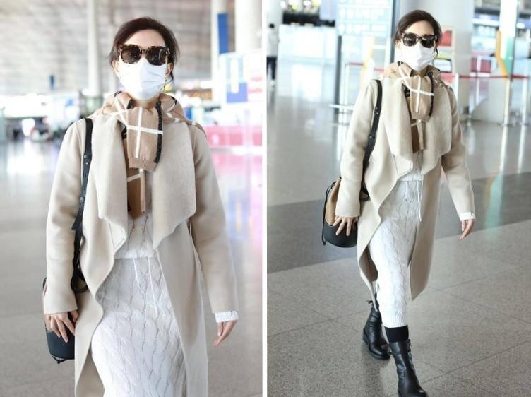 黑色呢子中短款大衣搭配出高级感,长款呢子大衣怎么搭配好看又保暖