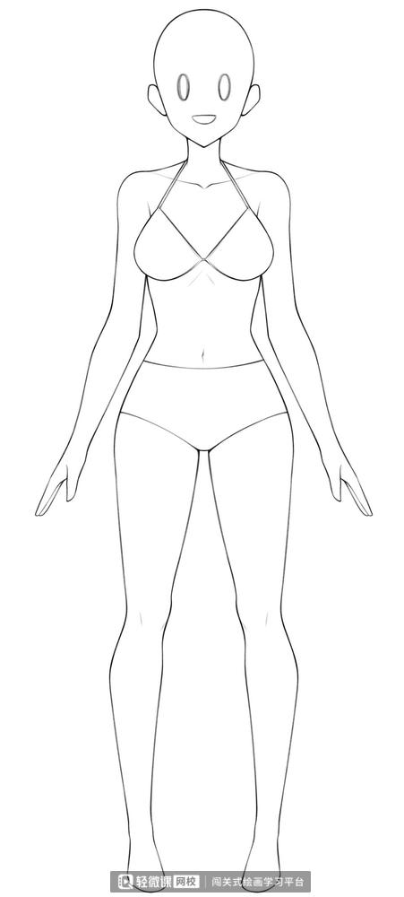 漫画人体结构怎么画好看,动漫人体怎么画简单零基础