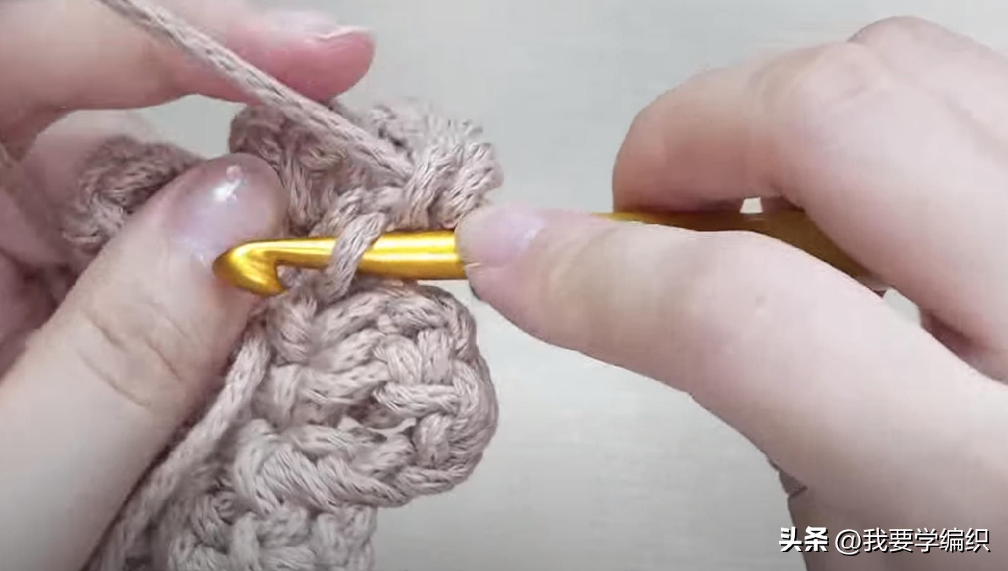 适合小姑娘提的手提包编织教程,小巧型编织包