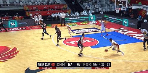 韩国黑人中锋25+14+3！没有周琦！中国男篮真的顶不住他