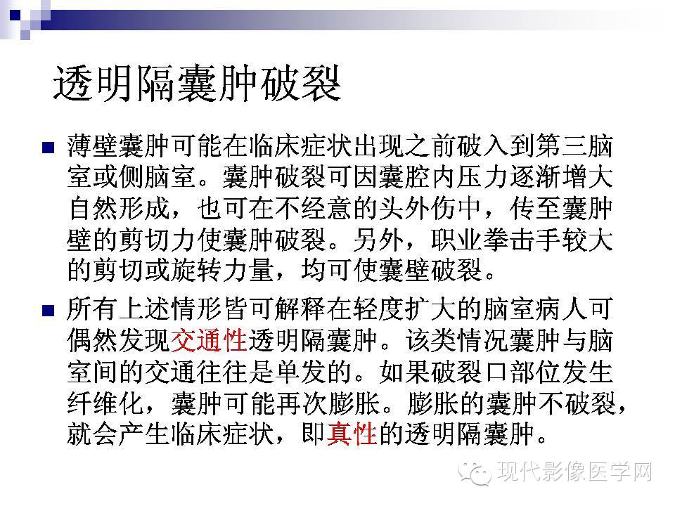 透明隔缺失影像学表现,透明隔腔影像