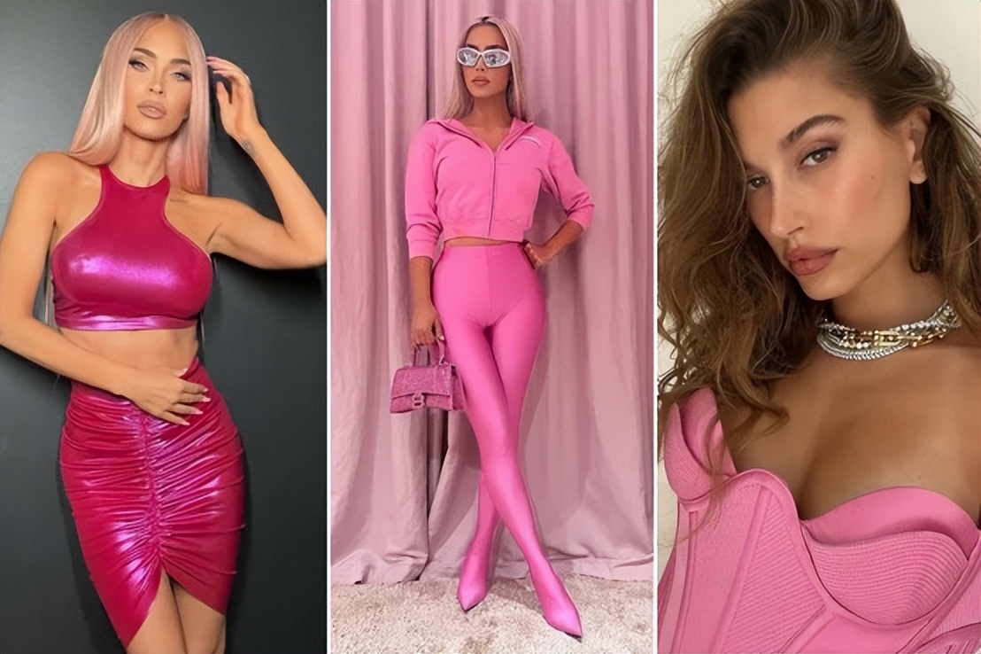 安妮海瑟薇红发造型亮相,安妮海瑟薇芭比粉色晚礼服