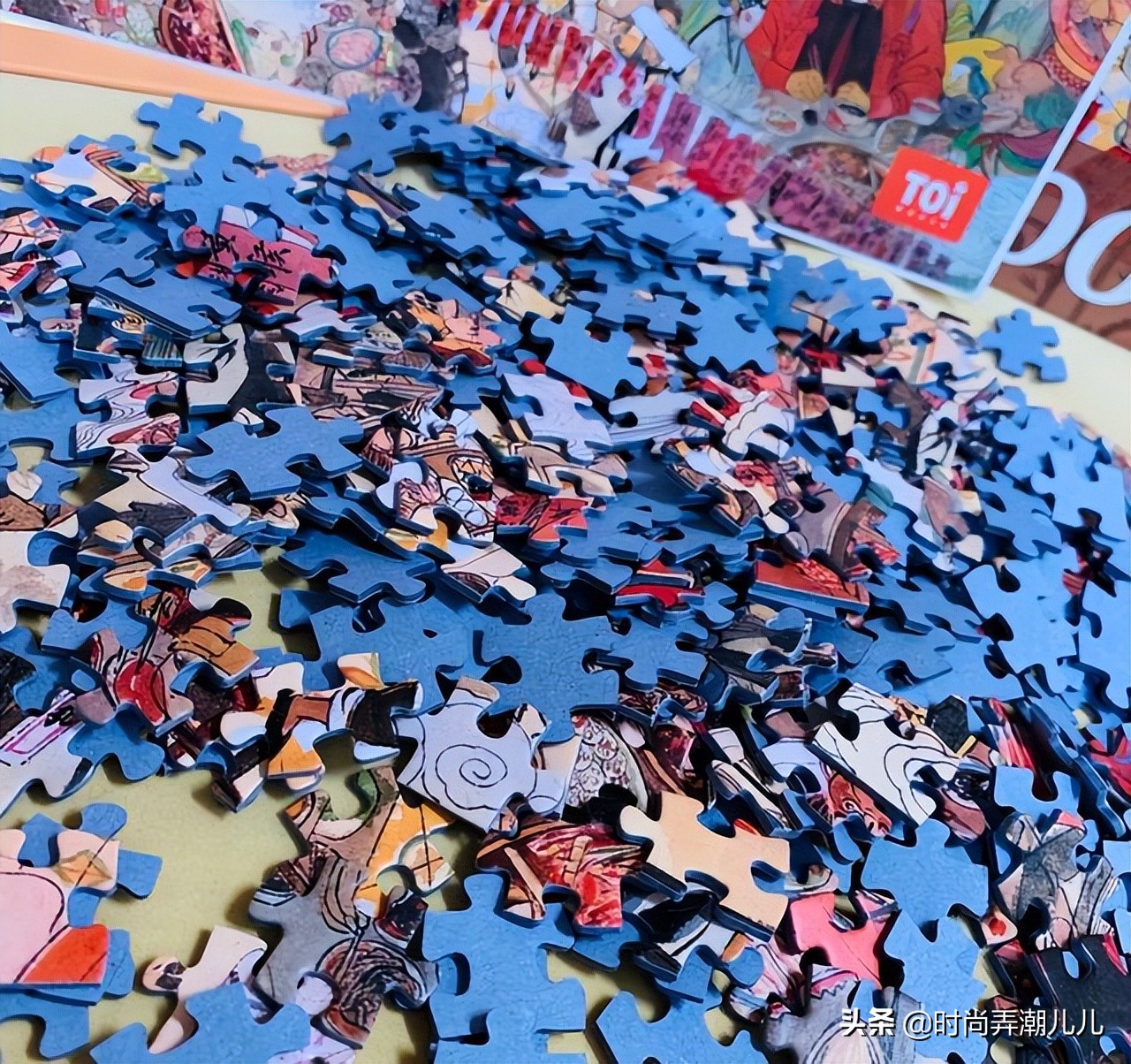 TOI图益x皇小小联名拼图——人间烟火，神仙也爱
