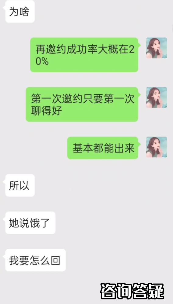 女生说好饿怎么回呀,女生说好饿怎么回复最好