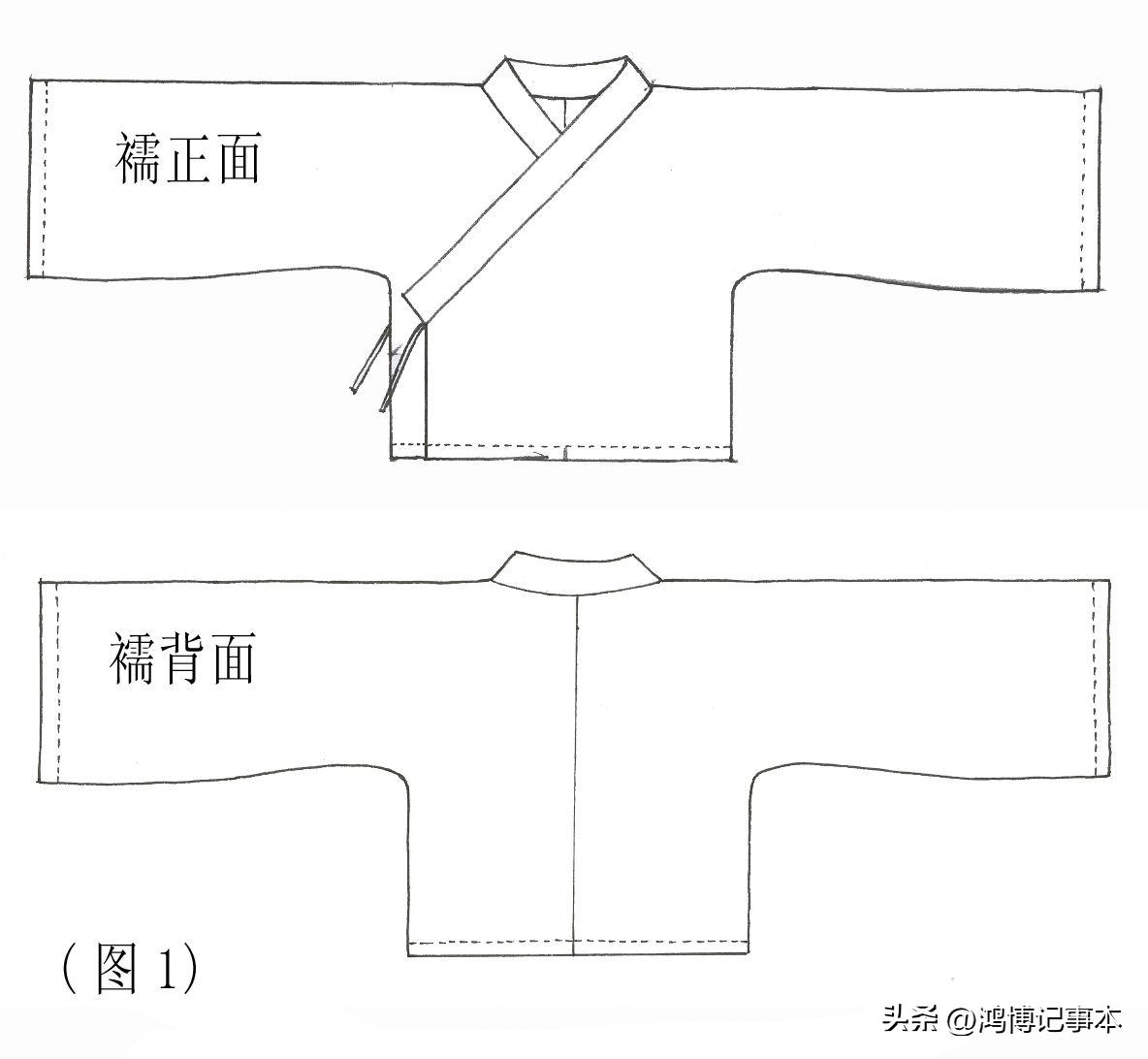齐胸襦裙汉服折纸教程,汉服穿法教程齐胸襦裙