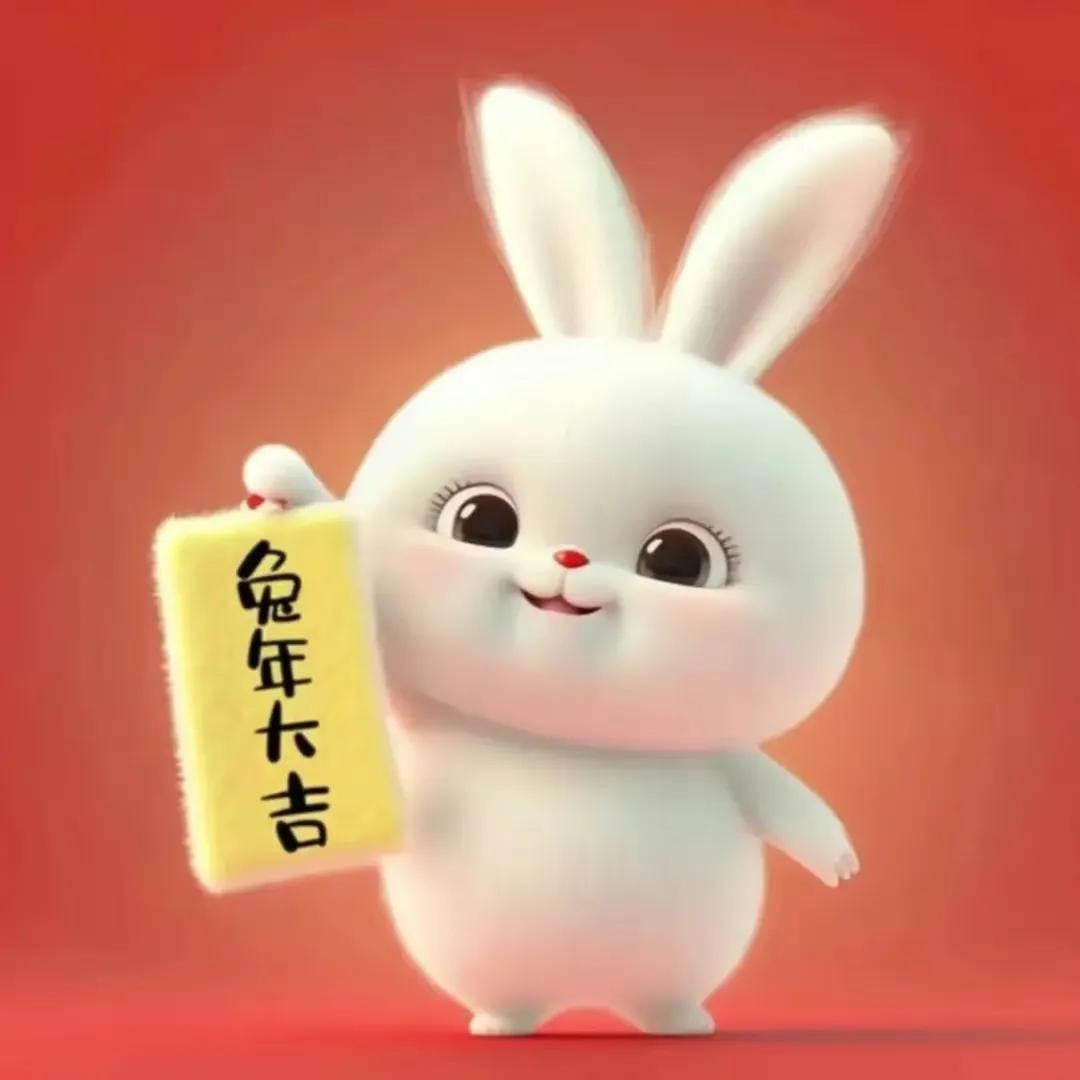 十二生肖兔子头像过年版,霸气兔子生肖头像