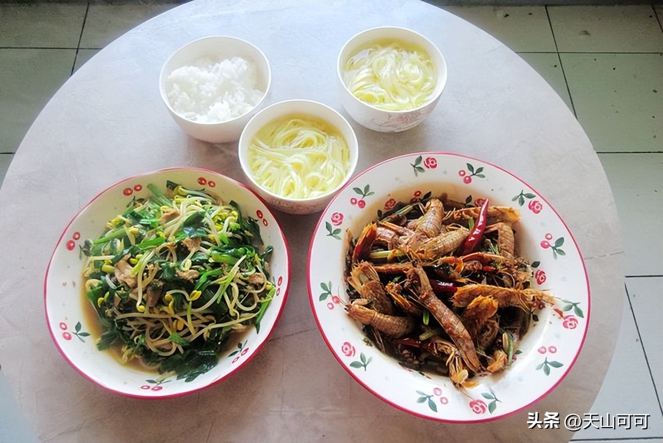 7天家常晚餐，重在搭配，米面粗粮细粮一起吃，为有个好身体加油