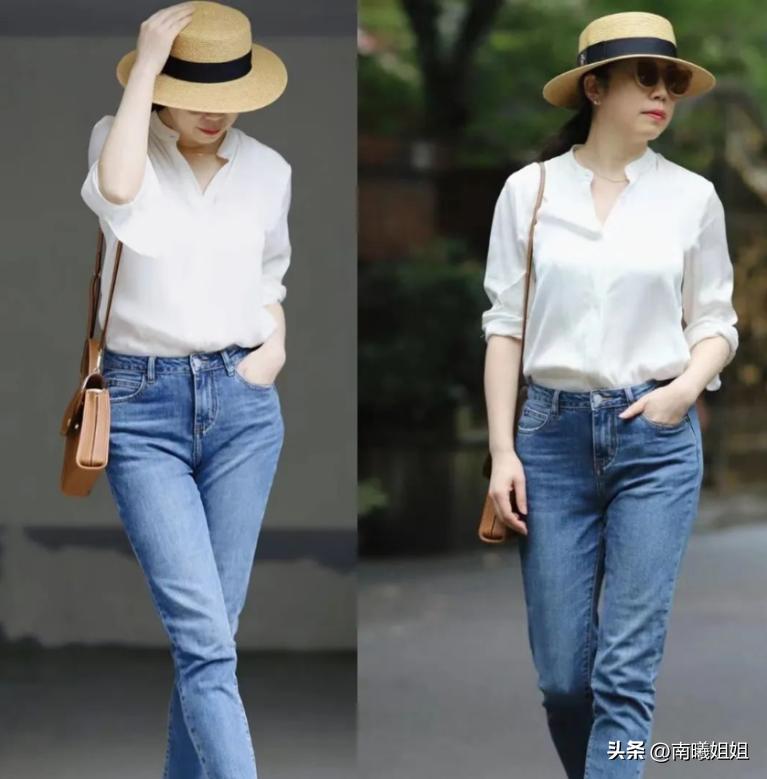等你到了五六十岁，尽量不要穿花裙、老年衫，换成这样打扮更时尚
