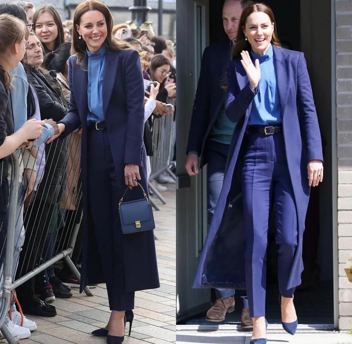 宝蓝色长袖旗袍2017端庄大气,宝蓝色西装职场搭配女