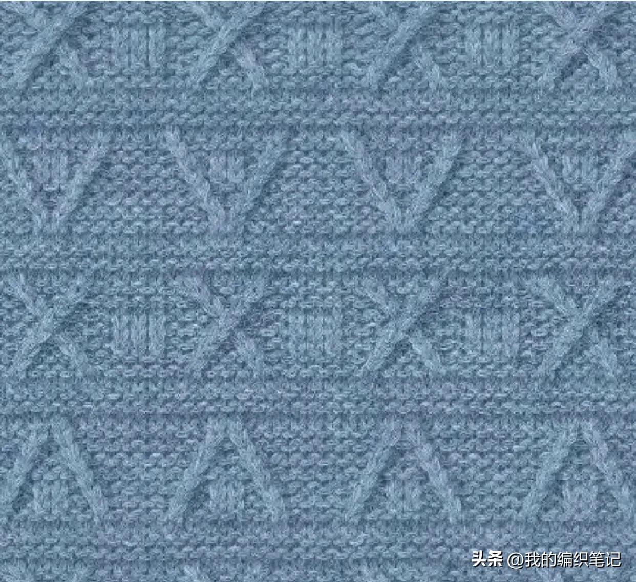 非常实用的棒针编织花样图解图片,编织棒针花样全教程