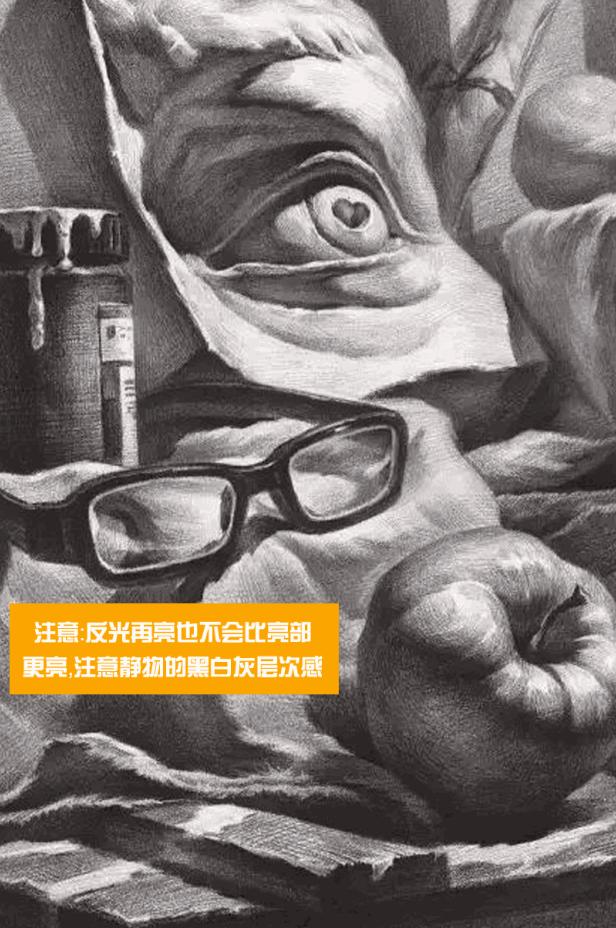 素描暗部画糊了,素描静物暗部该重到什么程度