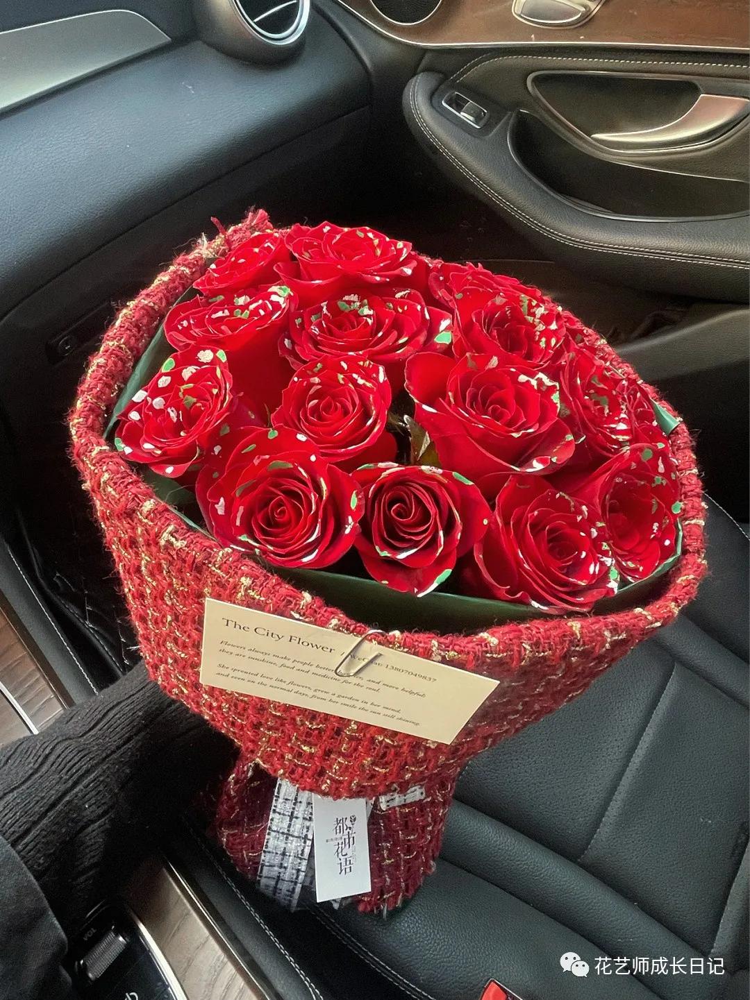 100朵玫瑰样式,圣诞限定玫瑰花