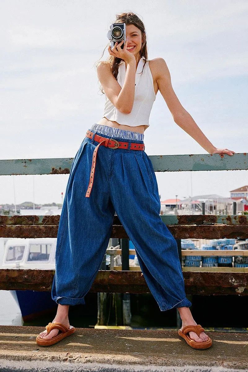 如获至宝的阔腿裤穿搭精髓,一年四季窄版阔腿裤穿搭