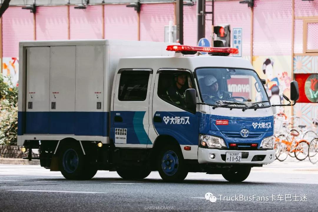 日本卡车是这样拍的,日本街头小型卡车