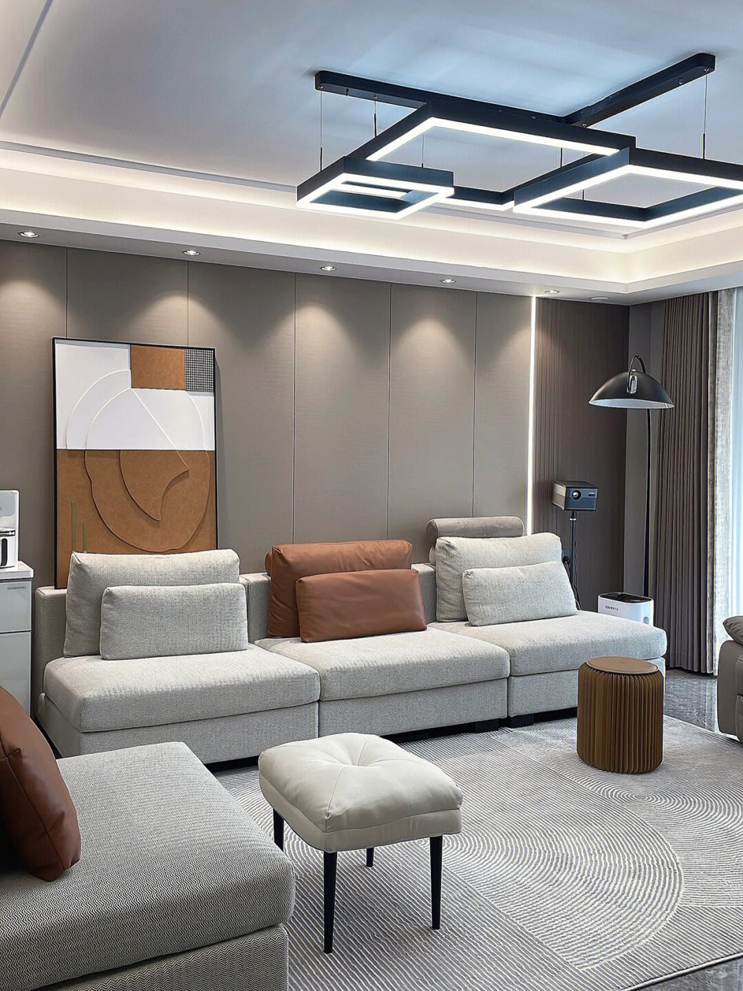 最流行的20款沙发背景墙设计,最耐看的沙发背景墙设计