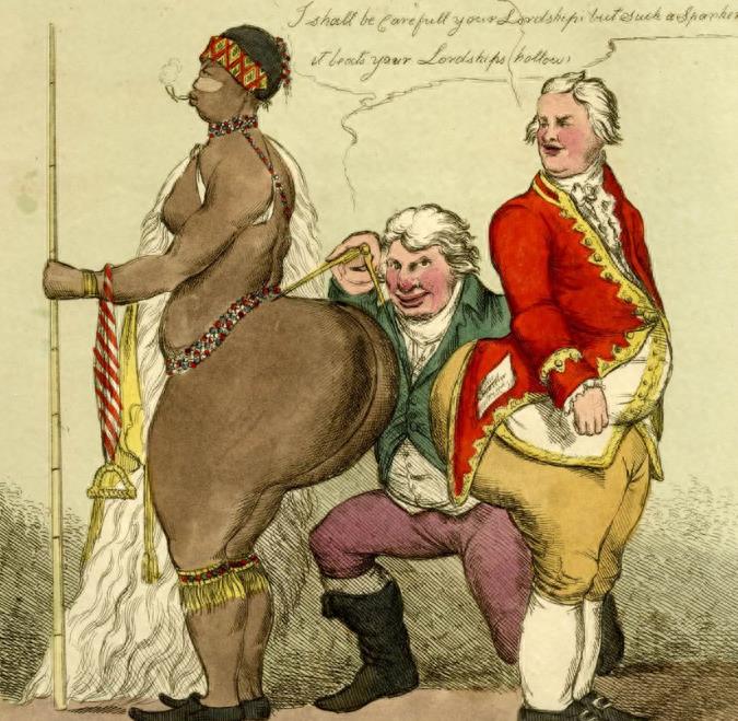 巨臀女孩：裸体展览与标本命运