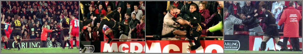 曼联坎通纳飞踢,曼联国王坎通纳飞踹视频