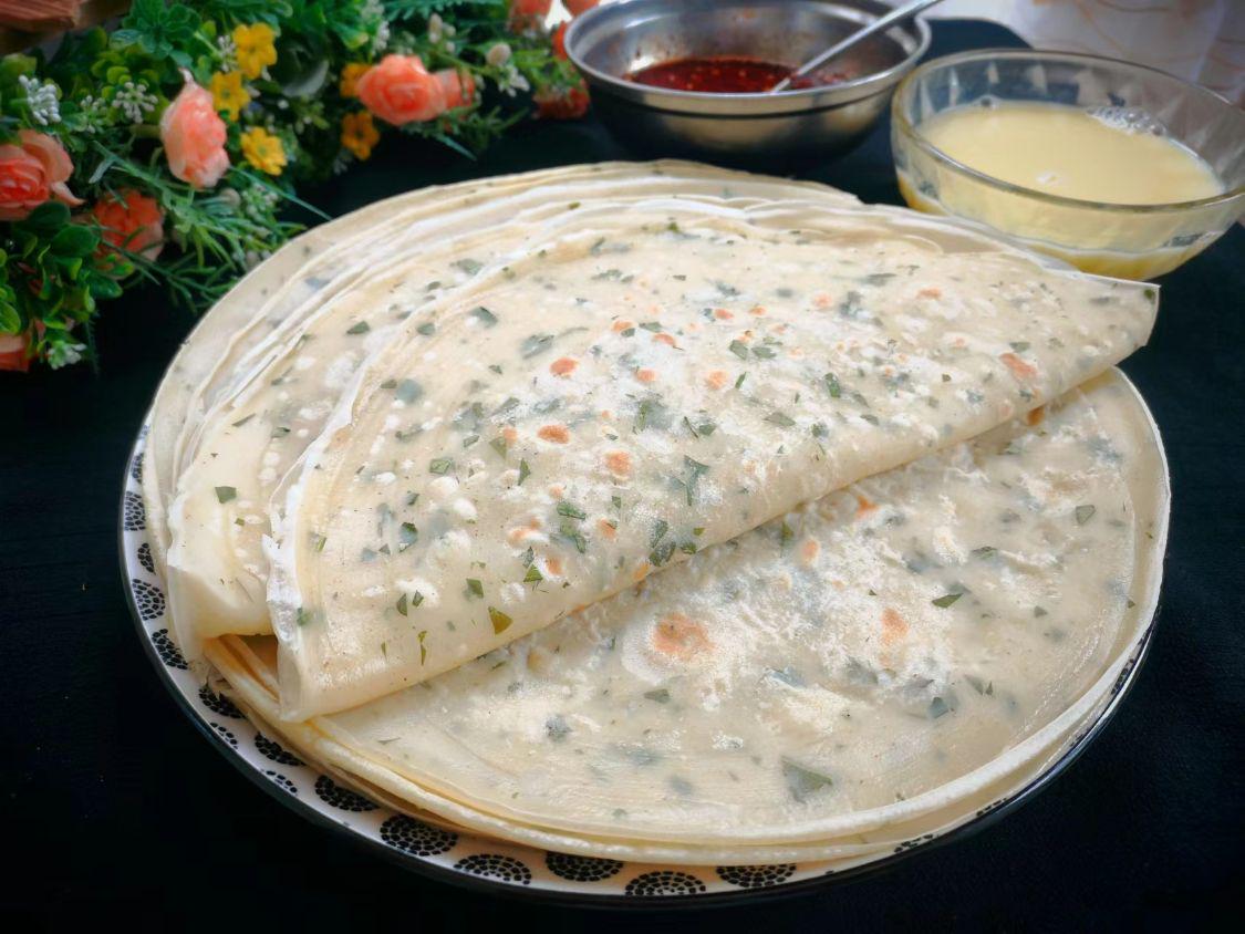 春天，遇见这叶子多摘点，养肝降春燥，随手烙成煎饼吃真香