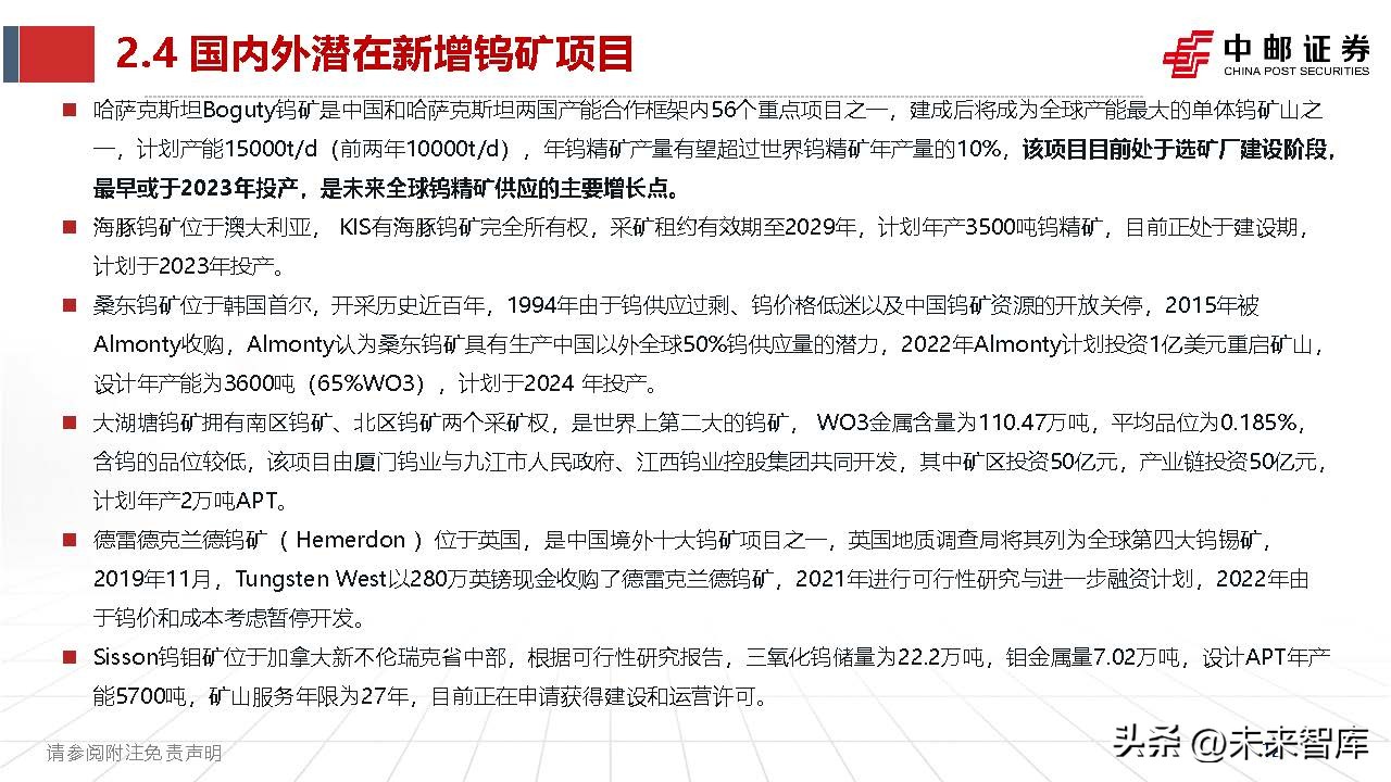 钨产业,钨钼行业分析