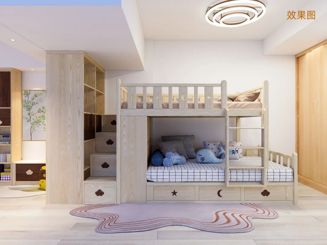 55平超大儿童房，东方意境美客餐厅，上海业主家一“慕”了然