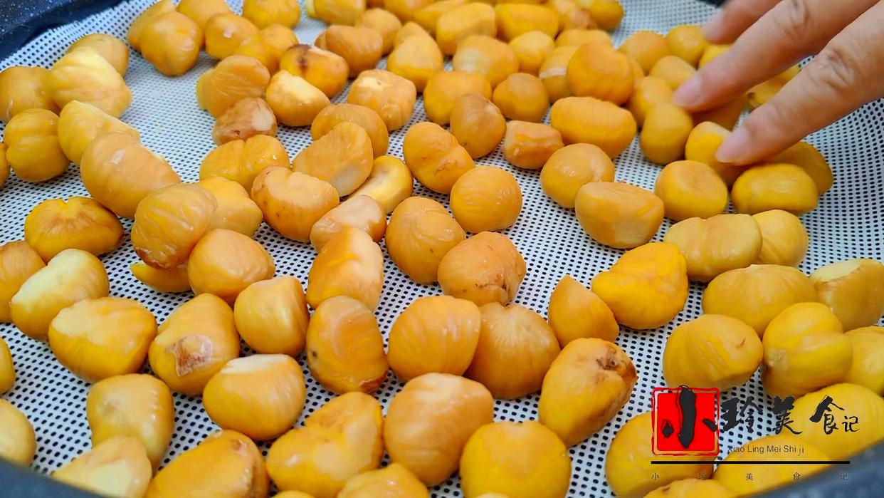 不用剥壳板栗酥做法,板栗酥手工制作