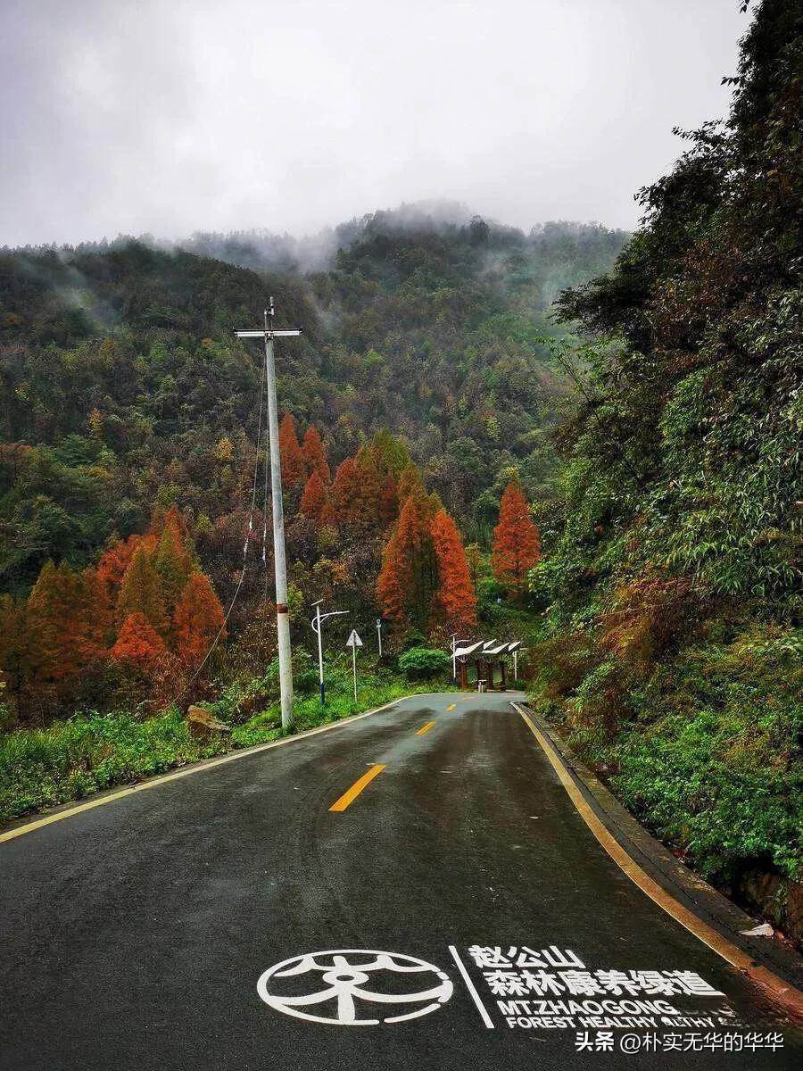 赵公山康养绿道导览图,赵公山骑行森林绿道环线南上北下