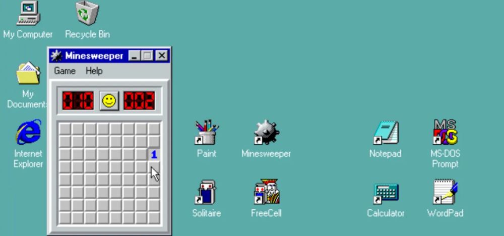 历代windows,10年前流行windows小游戏