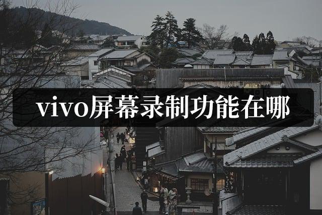 vivo手机有屏幕录制这种功能吗,vivo手机录制屏幕怎么没声音