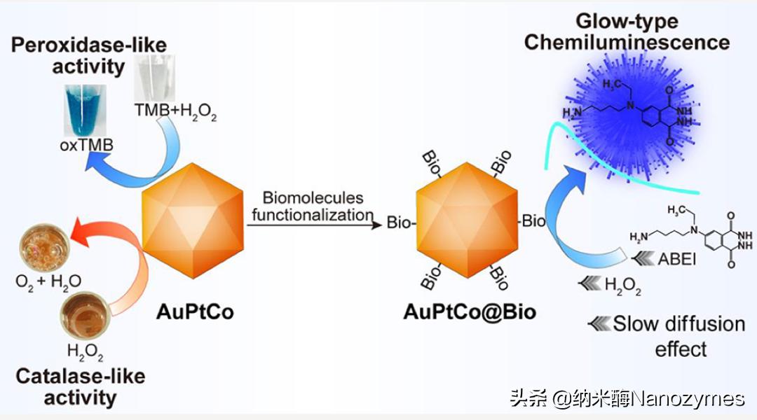 Anal.Chem.|AuPtCo三元合金纳米酶用于化学发光生物分析
