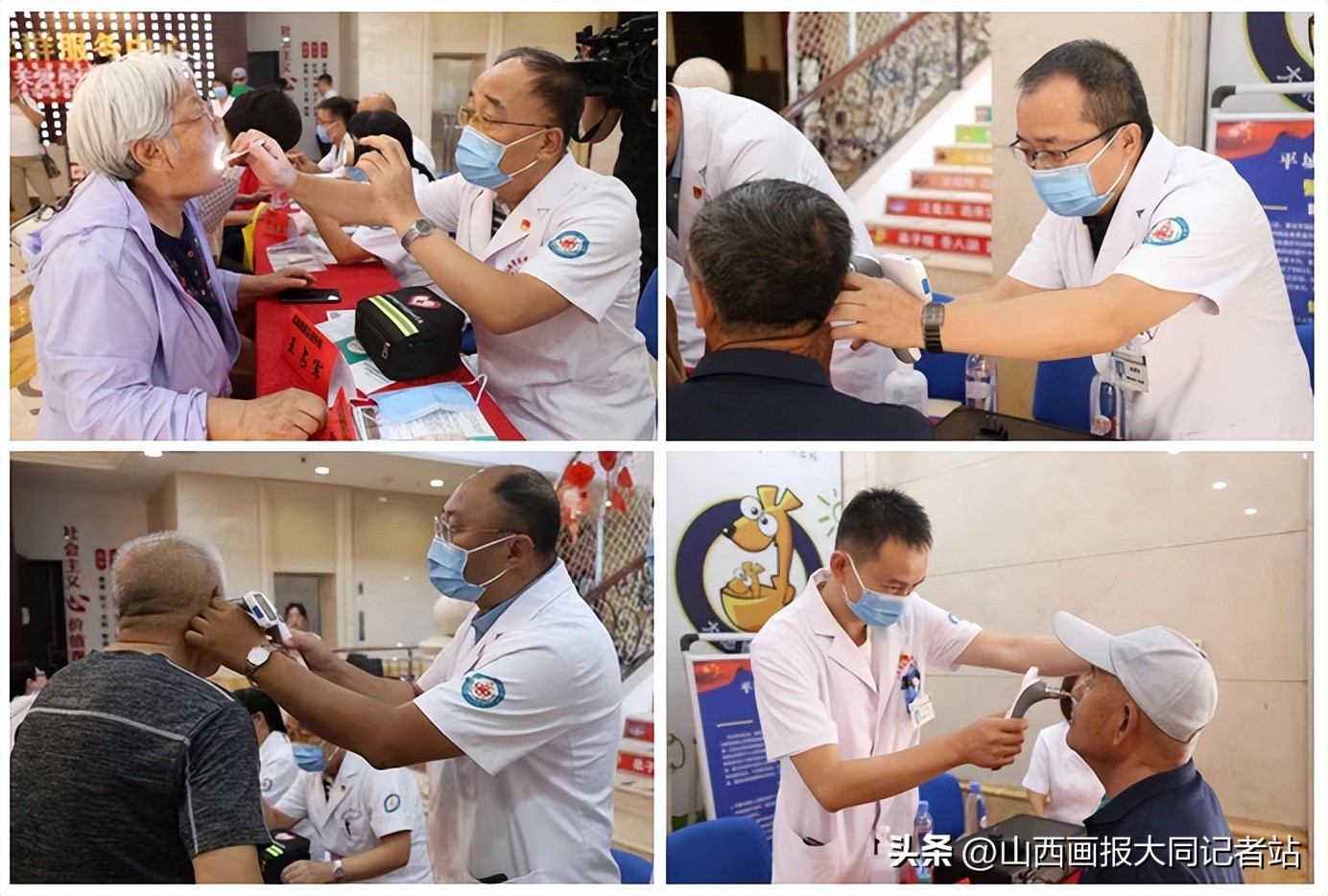 五医院医务人员,医务人员进社区义诊为居民服务