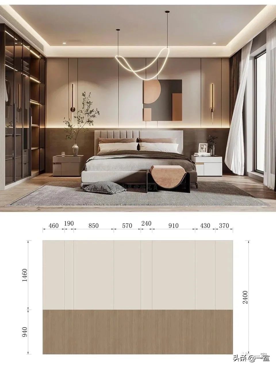 2021网红背景墙带详细尺寸供参考,电视背景墙2023最新款网红尺寸