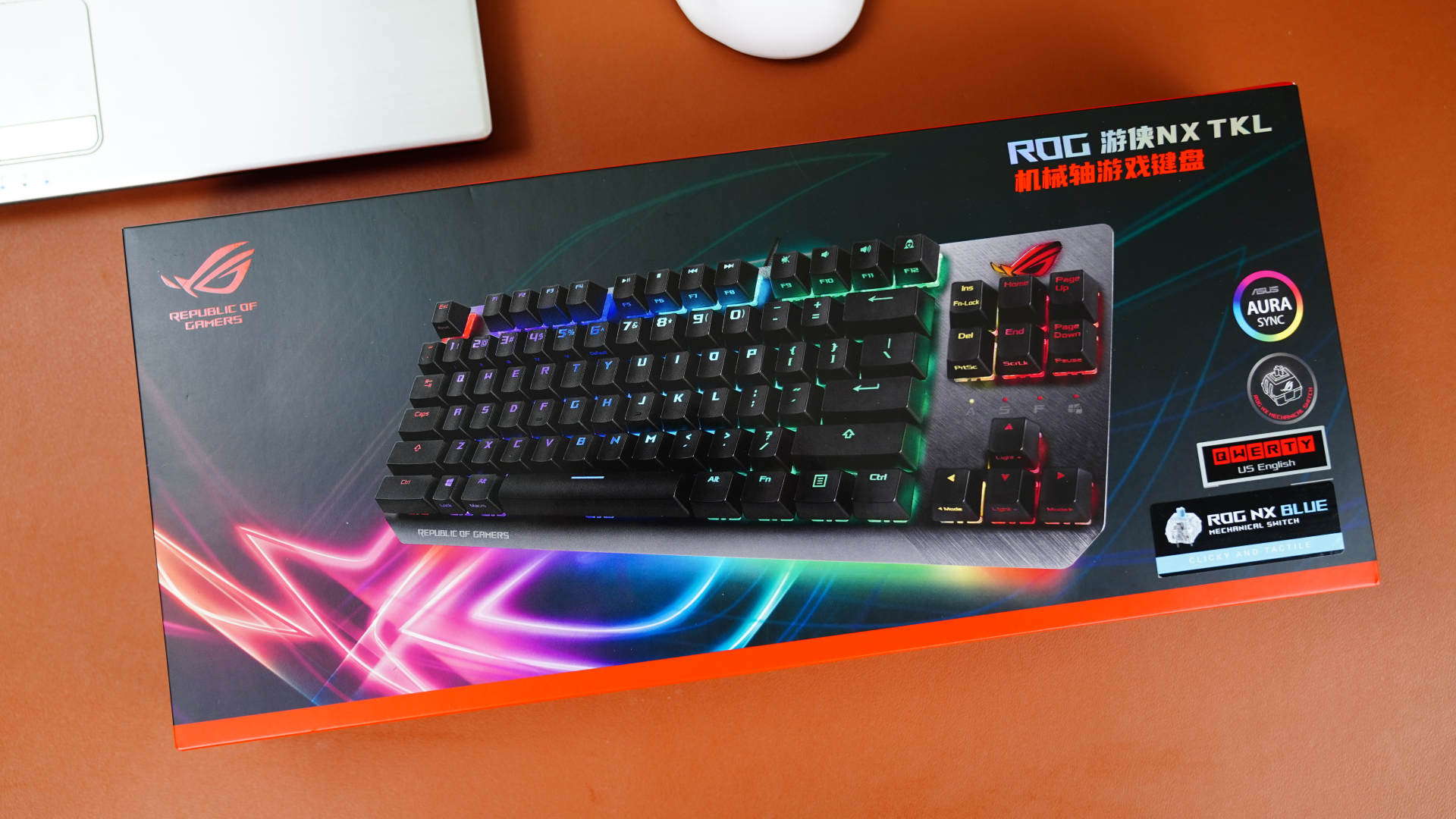 rog游侠竞技版红轴机械键盘评测,rognxtkl竞技版键盘测评