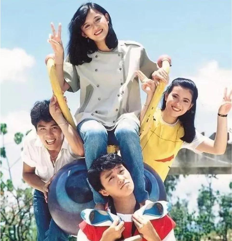 梁朝伟曾华倩靓仔,曾华倩梁朝伟年轻图片