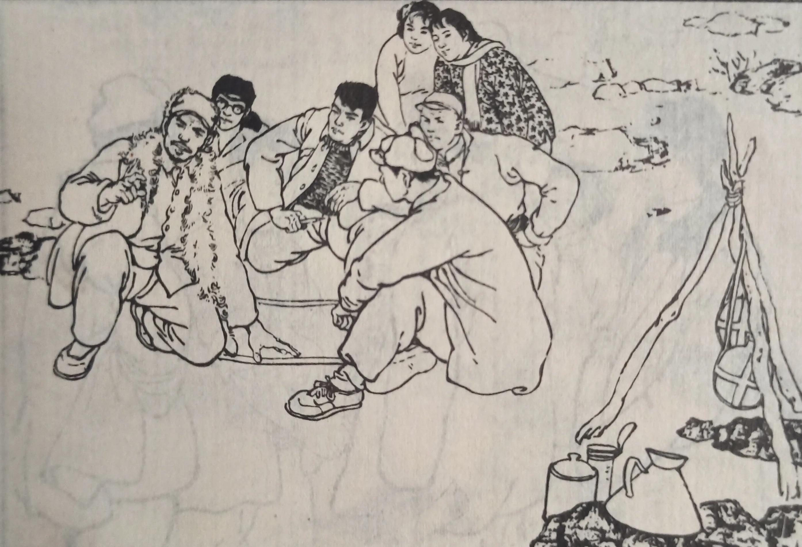 70年代连环画欣赏,1972黄河连环画