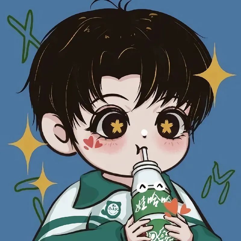 甜酷风情侣头像,超甜情侣头像漫画