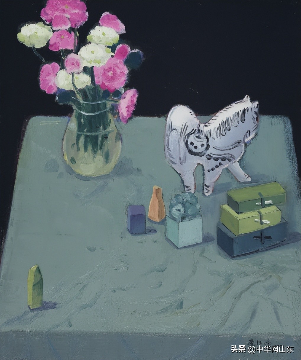 静物写生中靠前的静物黑白对比,静物写生优秀作品