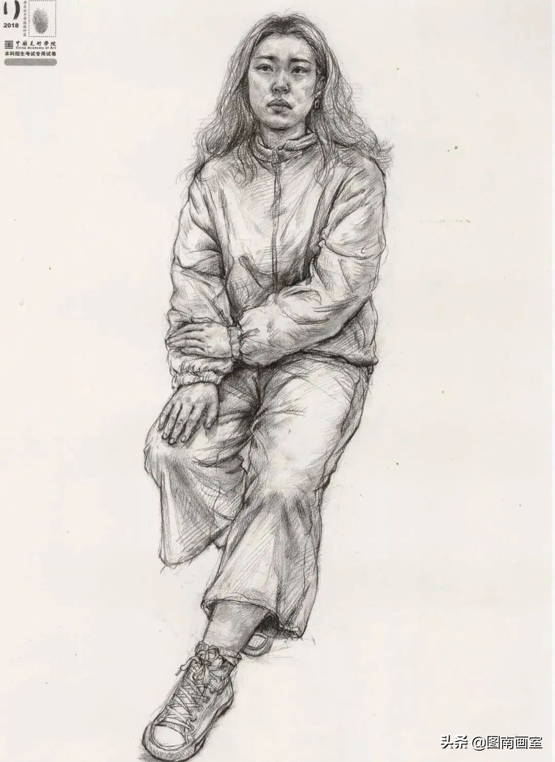 中国美术学院素描头像高分作品,全国素描高分作品