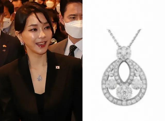 韩国第一夫人金建希穿搭同款,韩国第一夫人金建希美貌