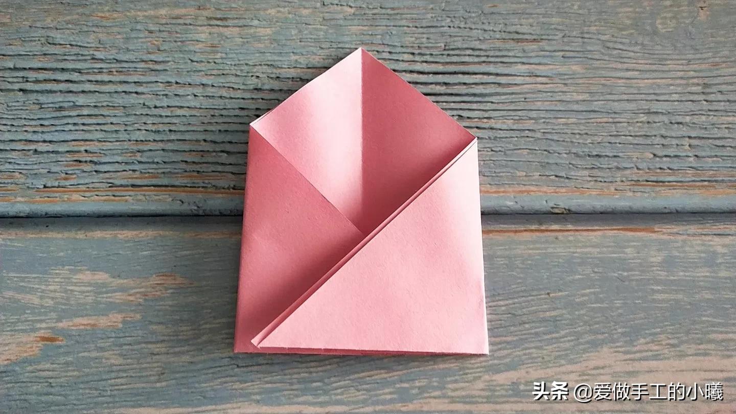 爱心信封折纸教程,爱心折纸信封